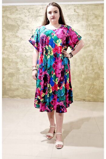 ihaoo Floral flowy dress