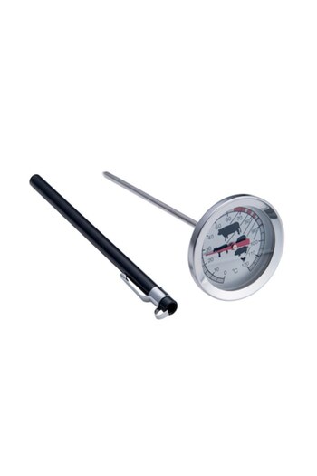 OEM Thermometer for Meat with Probe, Stainless Steel, 0-120°C, Graduation for Different Types of Meat