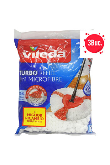 Vileda X3 - TURBO MOP 2IN1 MICROFIBER RESERVE