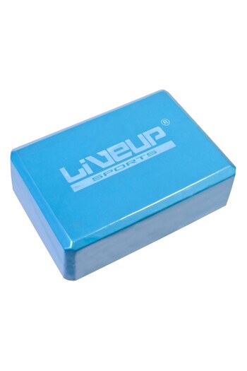 OEM Yoga Brick, LiveUp Sports, Foam, Blue, 23x15x7cm
