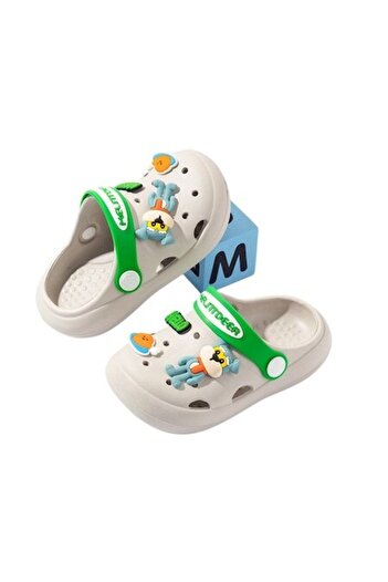 Mixbo Children's Clogs Mixbo, Beach Slippers with Detachable Accessories, Foam, Grey 13 cm