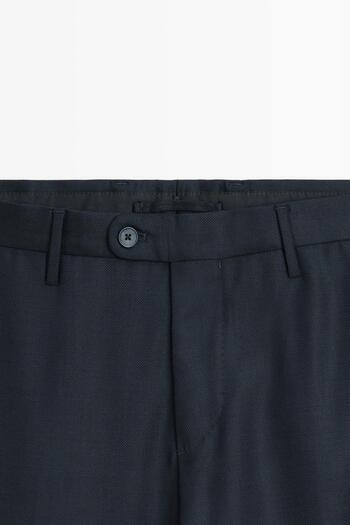 Massimo Dutti Mikro dokulu örgü takım pantolon