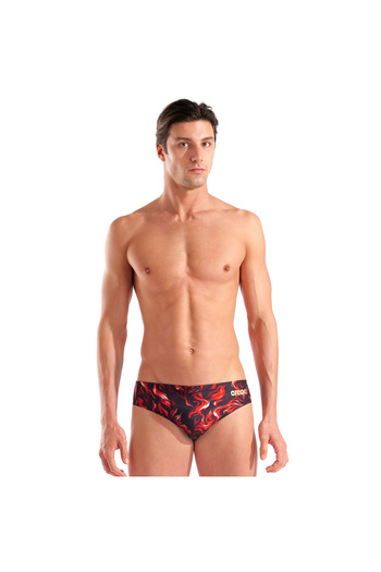 ARENA Graphic Indomitus Men's Black Swimmer Swimsuit 010659550