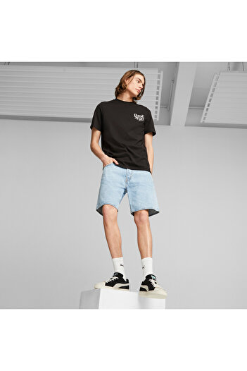 Puma Mens LEGACY Graphic Tee - Black