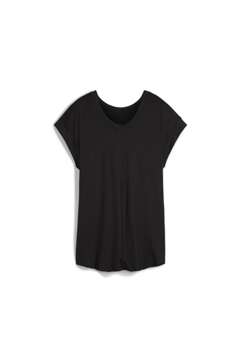 Puma Womens Maternity STUDIO Training Tee - Black