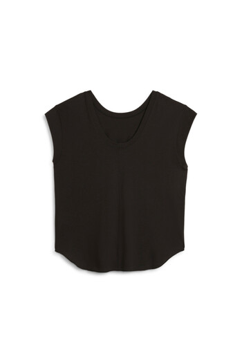 Puma Womens STUDIO FOUNDATIONS Training Tee - Black
