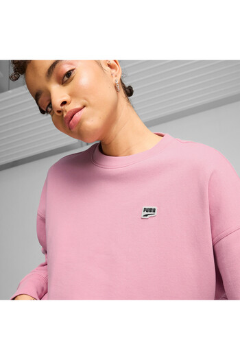 Puma Womens DOWNTOWN RE:COLLECTION Crew - Pink