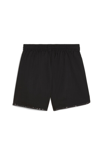 Puma Womens INTERGALACTIC High-Waist 4" Shorts - Black