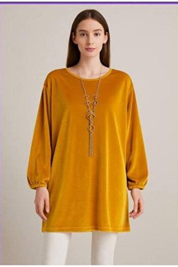 Sum Velvet Tunic with Necklace
