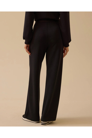 SEÇİL Lace-Up High Waist Wide Leg Trousers