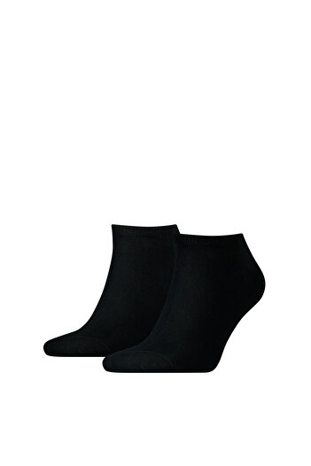 Tommy Hilfiger Tommy Hilfiger Men Black 2-Pack Plain Trainer Socks