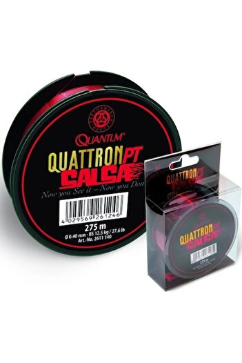 Quantum Monofilament Salsa Red Transparent, 275m, Diameter 0.30mm