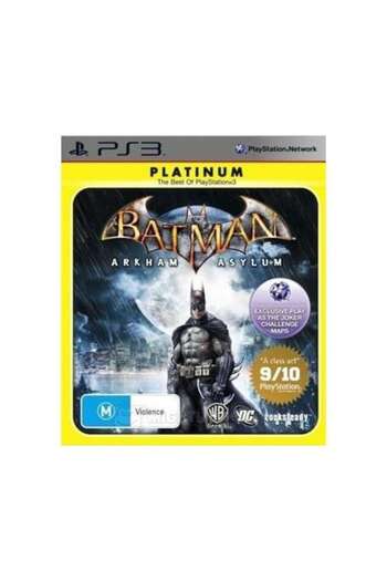 Square Enix Batman Arkham Asylum Game Of The Year Edition Ps3