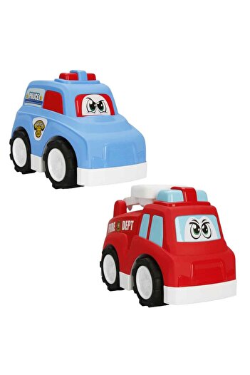 Sunman Giant Wheel Police/Fire Truck - Fun and Realistic Play Vehicle for Kids