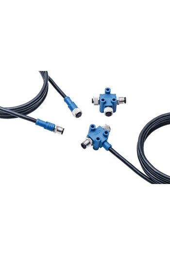 OSCULATI Kit Conectori NMEA2000 cu Cablu Alimentare 3A, Terminal TEE