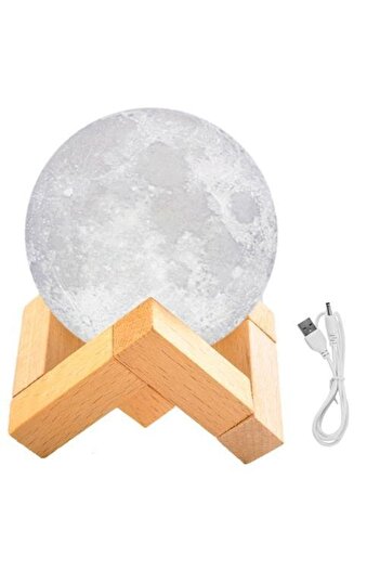 ISO TRADE Children's night light, Iso Trade, Moon Light 3D, Touch control, 8x8x12 cm