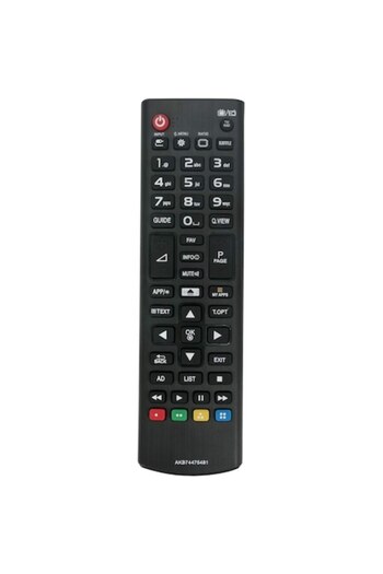 x-remote Remote for LG Smart TV AKB74475481, Universal, x-remote, LCD/LED/4K/UHD, Black