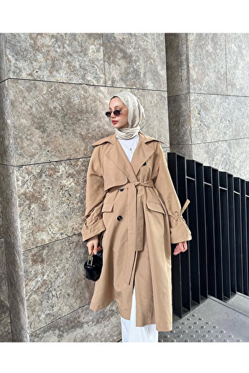 Trend Marfa Oversize Hijab Trench Coat