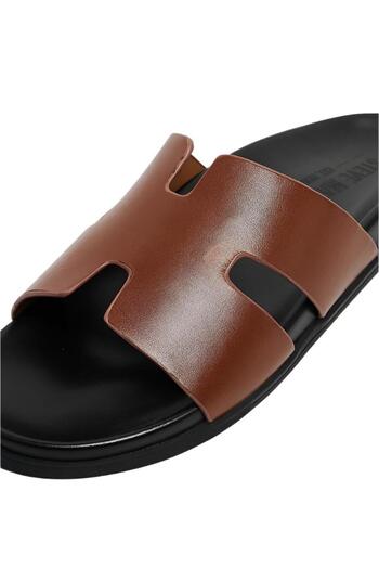 Steve Madden Mens Transpher Dark Brown Arabic Sandals