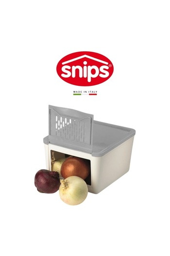 Snips Onion & Vegetable Keeper 2KG with Ventilated Lid – Made in Italy