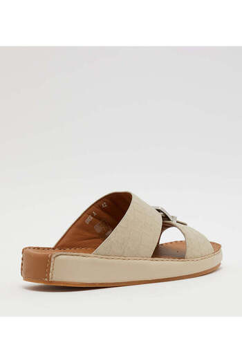 Steve Madden Mens Sm02-A White Arabic Sandals