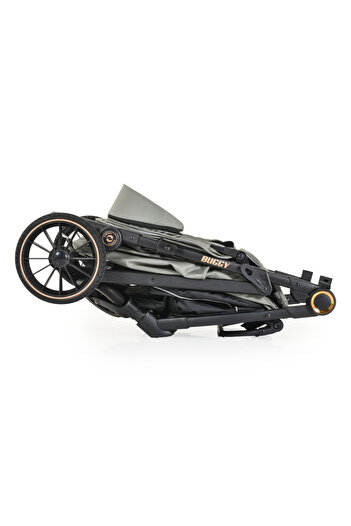 Moni Stroller 0-22 kg with aluminum frame and adjustable backrest Buggy Green