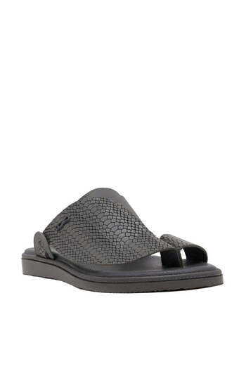 Steve Madden Mens Ev-302-S Grey Arabic Sandals