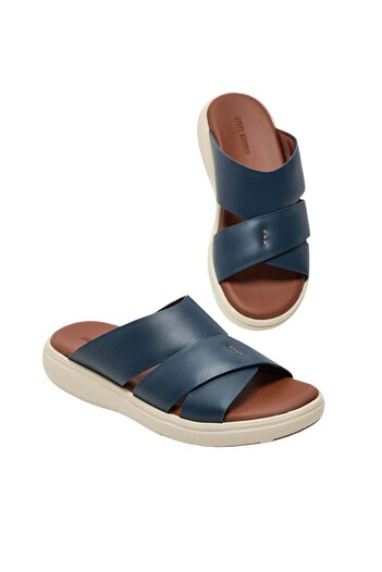 Steve Madden Mens Smd 200 Navy Blue Arabic Sandals