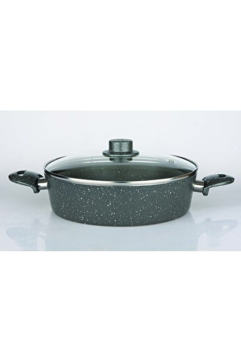 Gökdil Marlon 26cm Granite Oblate Pot