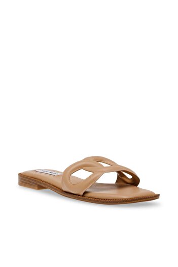 Steve Madden Womens Stash Nude Flat Sandals