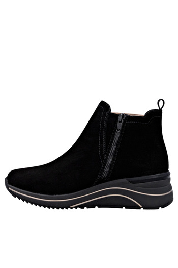 Remonte Casual boots, women, REMONTE, D0T75-04 black, suede, orthopedic 39