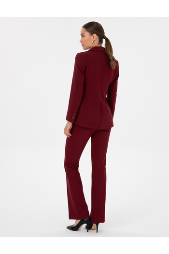 Pierre Cardin Vişne Flare Fit Kumaş Pantolon 50310395-VR223