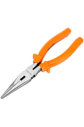 SPARTA Straight Long Nose Polished Pliers with Plastic Handles (200 mm)