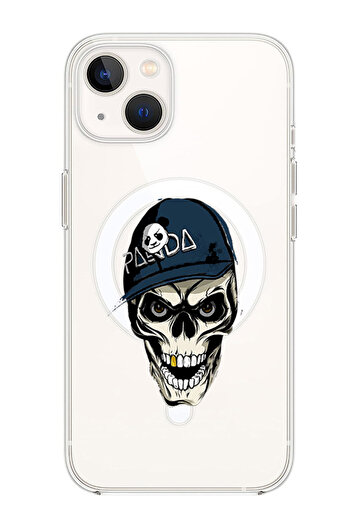 Theodor Case for iPhone 14 Plus Compatible with MagSafe, Shockproof Phone Bumper Cover P&a skull copy