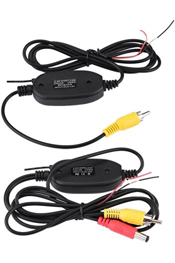 erorex 2.4G Wireless Rca Video Transmitter Receiver Kit Car Parking Backup Camera Monitor System Dvd