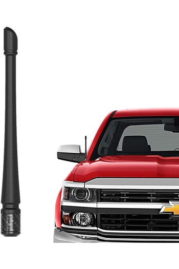 erorex Short Antenna Compatible Chevy Silverado & Gmc Sierra Trucks All Model Years, Internal Copper Coil