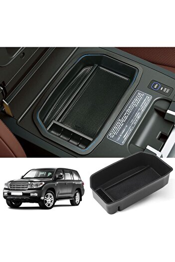 erorex Car Center Console Armrest Box Glove Box Organizer Tray Secondary Storage Compatible Toyota Land