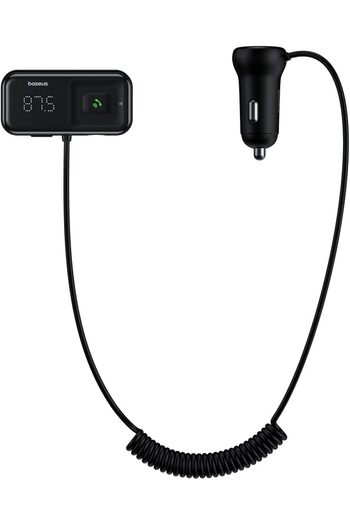 erorex T Typed S16 Wireless Mp3 & Car Charger, Wireless Handsfree Car Kit Aux Audio Mp3 Player Built- Mic