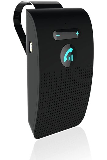 erorex Car Bluetooth Handsfree Speakerphone, Car Voice Guidance Bluetooth 5.0 Receiver Back Clip, Auto