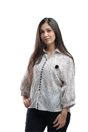 SUGA Autumn Floral Blouse