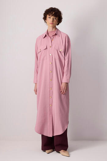 Touché Privé Pocketed Kupra Long Jacket