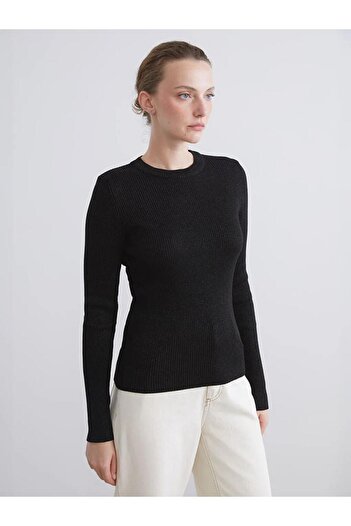 LC Waikiki Lcwaikiki Classic Crew Neck Women's Knitwear Sweater (W5)