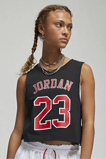 Nike Jordan Heritage Tank Croped Stylerunner Women's Crop Sports Singlet Black
