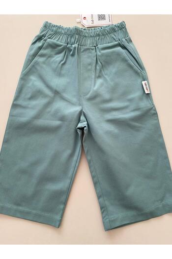 TubiMark Cotton Wide Leg Boon Green Pantalon