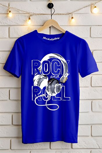 AR&YOS Μπλουζάκι Unisex με στάμπα Rock and Roll