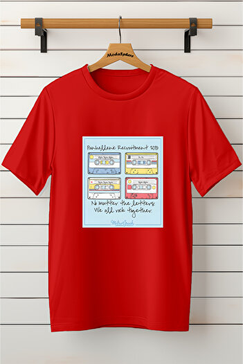 AR&YOS Printed Unisex Oversize T-Shirt Oversize