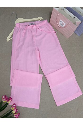 Noa Noa Pembe Bağlamalı Hırka ve Pantolon Takım