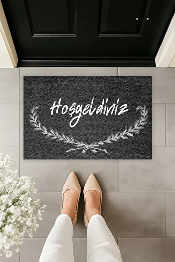 Dormot Modern Digital Printing - Popular Smoked Welcome Welcome Doormat - Door Front Doormat
