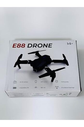 Generic Drone, Drones with camera for adults 4K, Drones for kids, Drone Camera E-88, Brushless Motor, FPV Fo