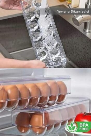 STOREMAX Polysight 14-Pack Egg Storage Container with Lid Transparent Trendzap 467437